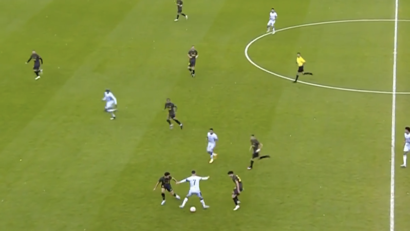 Cristiano Ronaldo nutmeg vs PSG