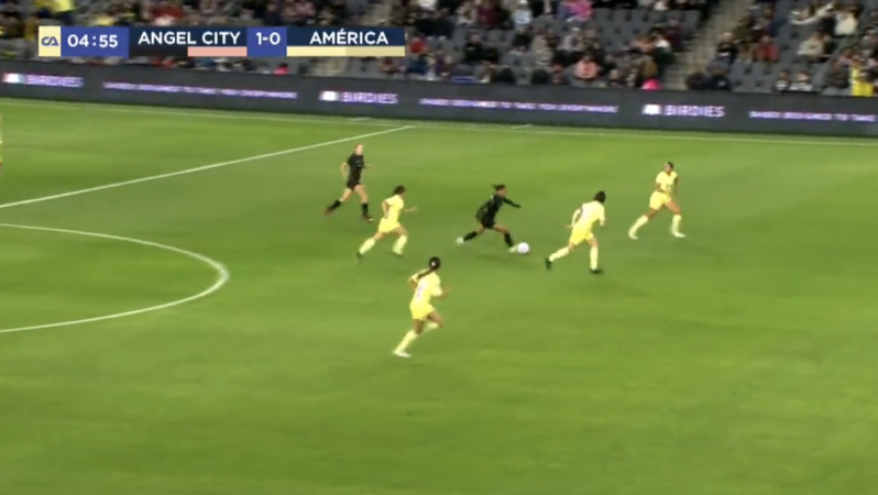 Alyssa Thompson first Angel City goal