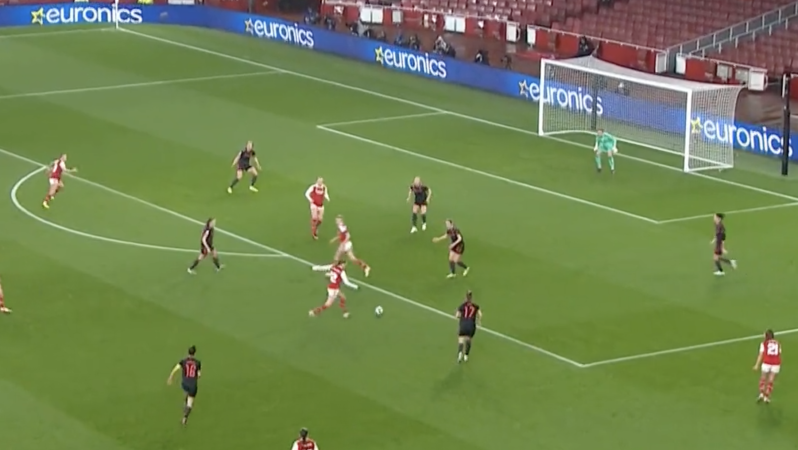 Frida Maanum goal vs Bayern