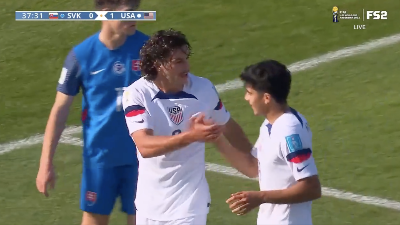 Cade Cowell vs Slovakia