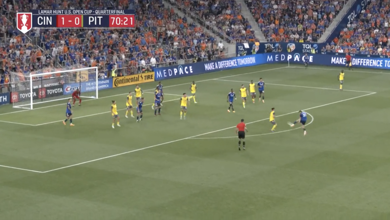 FC Cincinnati's Álvaro Barreal scores a must-see winner in the Open Cup
