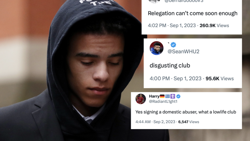 Getafe Mason Greenwood backlash