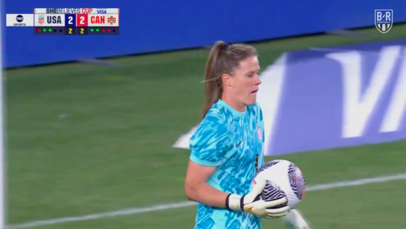 Alyssa Naeher penalty saves vs. Canada