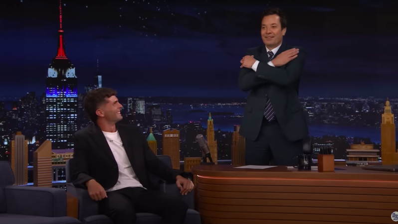 Jimmy Fallon new Pulisic celebration