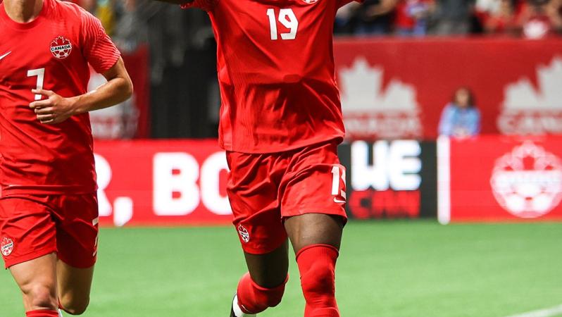 Alphonso Davies With Canada