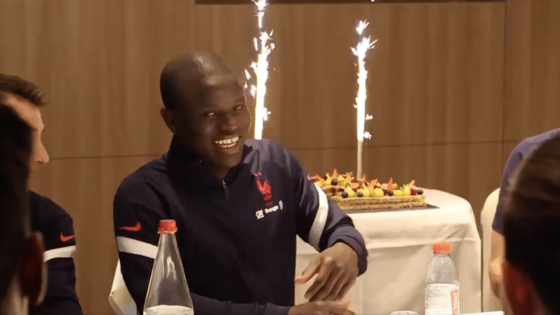 N’Golo Kante Birthday Cake Surprise