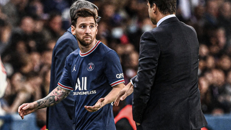 Messi Subbed Off vs. Lyon