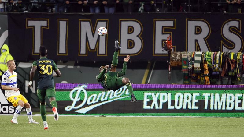 Portland Timbers Bicycle Kick