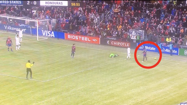 Tim Weah Sportsmanship