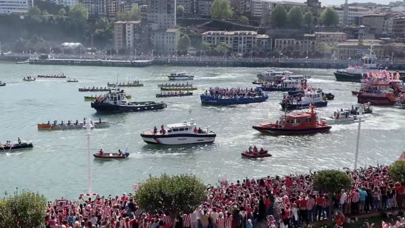 Athletic Club water parade