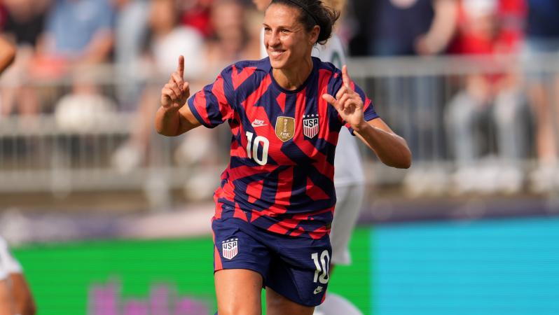 Carli Lloyd baby announcement 
