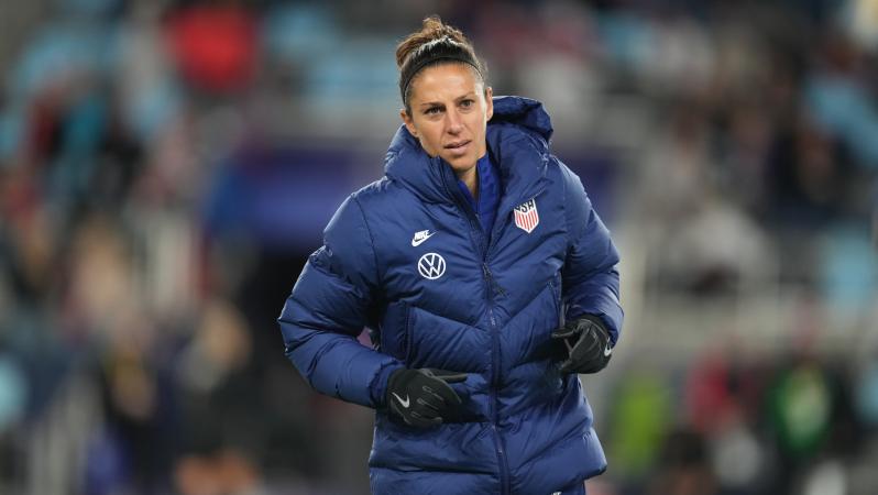 Carli Lloyd reaction to Mexico loss