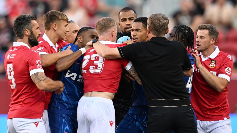 Chelsea Wrexham fight