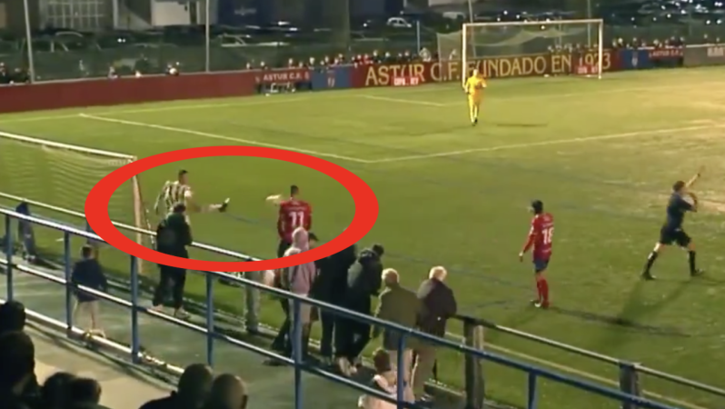 Copa del Rey red card