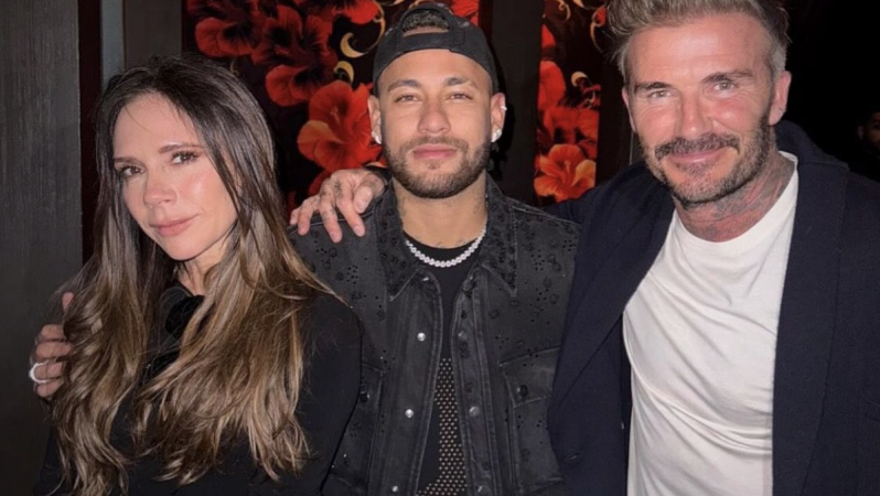 David Beckham Neymar Instagram post