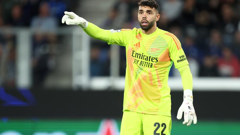 David Raya double save vs Atalanta