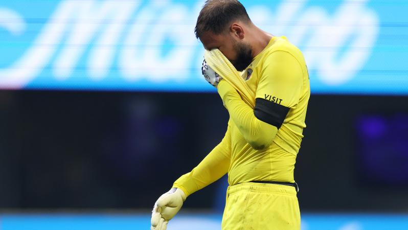 Donnarumma reaction to Musiala injury