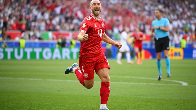 Eriksen goal vs Slovenia