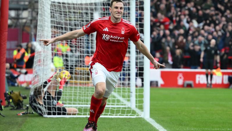 Forest goals vs Brighton