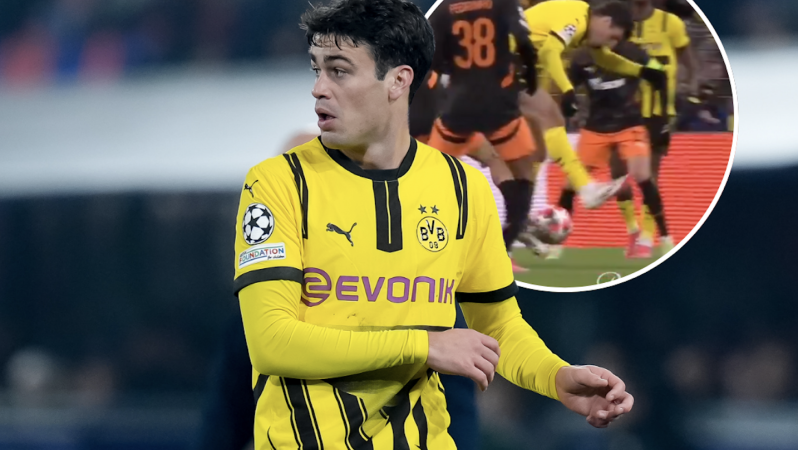 Gio Reyna backheel assist