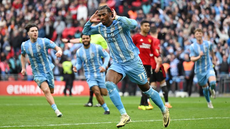 Haji Wright vs Manchester United