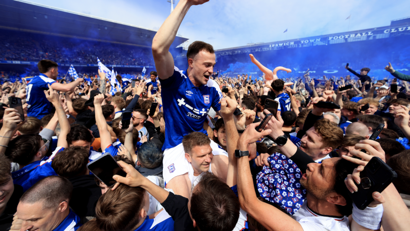 Ipswich Town promotion celebrations