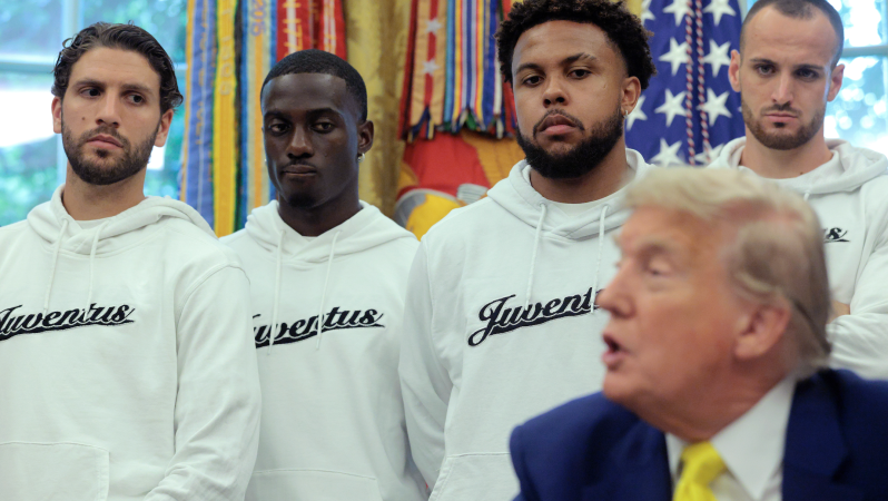 Juventus Donald Trump meeting