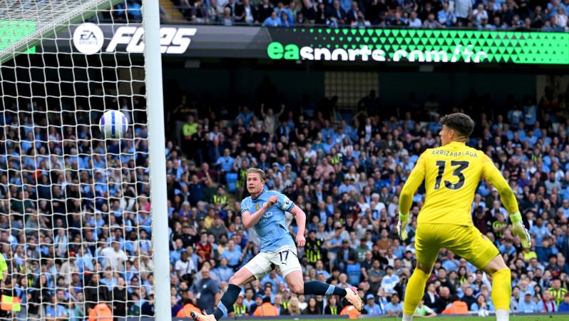 De Bruyne miss vs Bournemouth