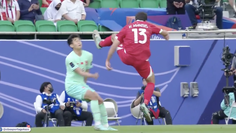 Lebanon kick to the face