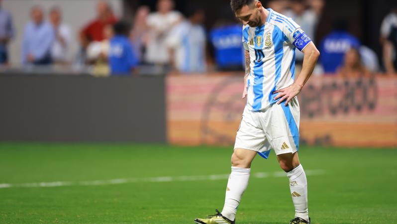 Why is Messi not playing for Argentina?