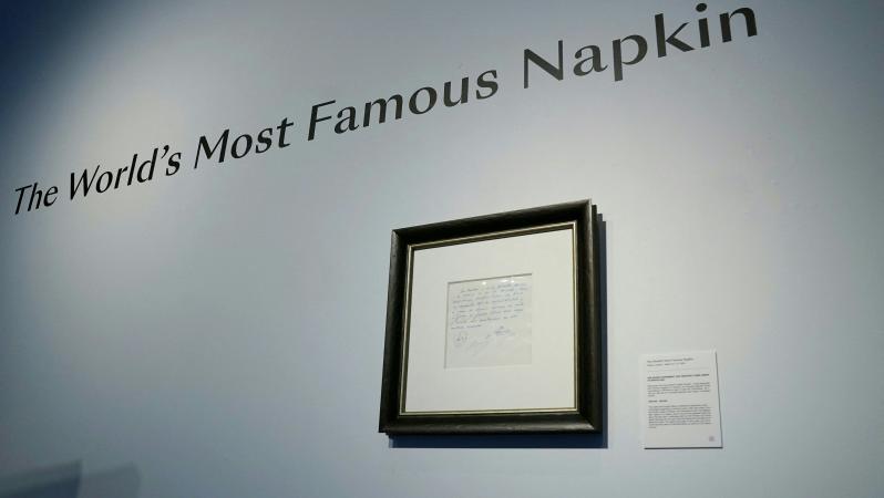 Lionel Messi napkin