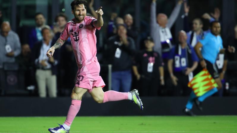 Messi goal vs Sporting KC