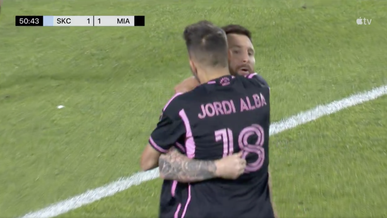 Messi goal vs Sporting KC