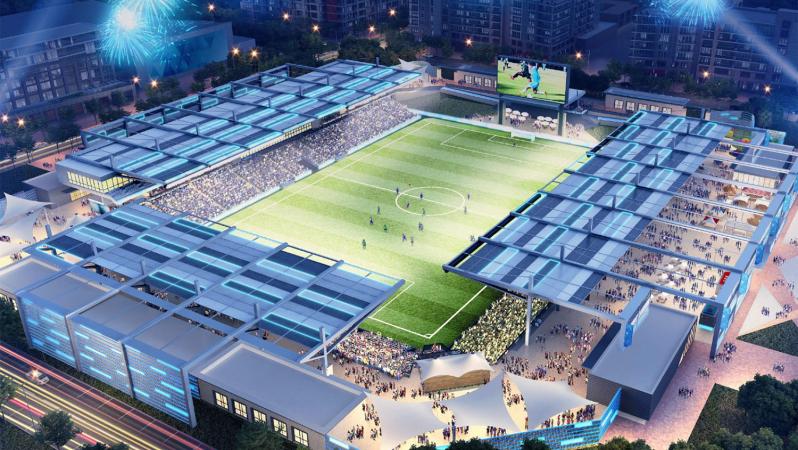 Oklahoma City soccer stadium