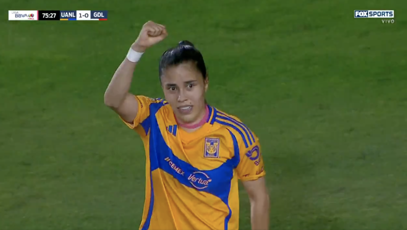 Lizbeth Ovalle Tigres Femenil goal