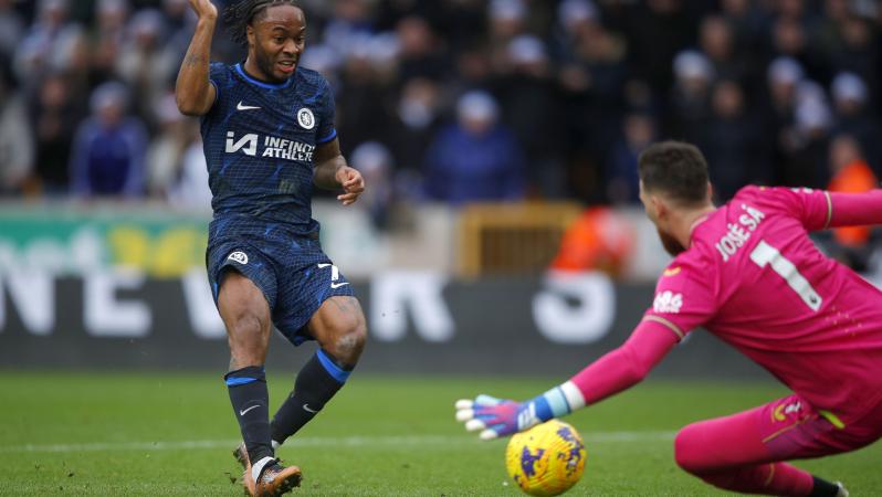 Raheem Sterling fail vs Wolves