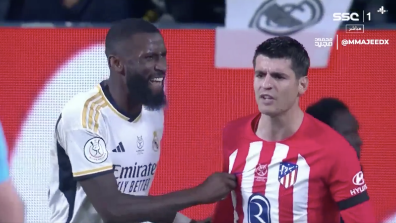 Rudiger Morata nipple twist