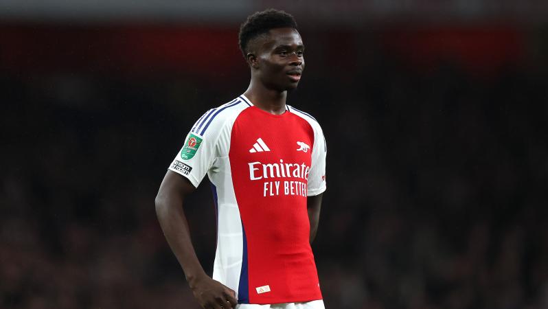 Saka hamstring injury