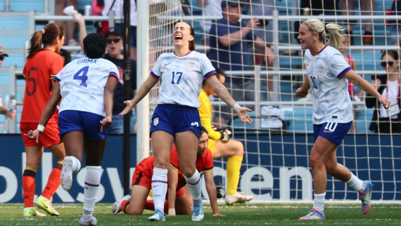 Sam Coffey goal vs China