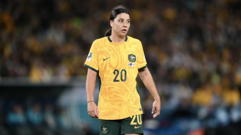 Sam Kerr police officer video