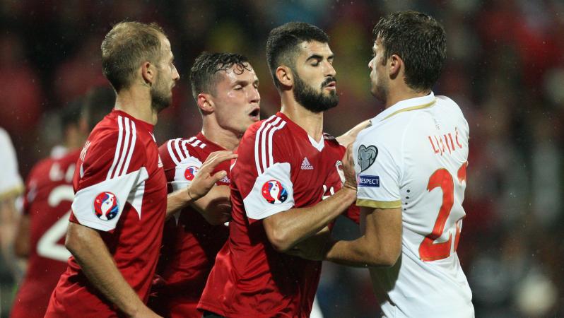 Serbia Albania World Cup qualifying group reaction