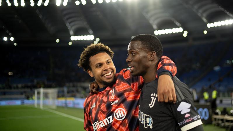 Weah assist vs Lazio sends Juve to final