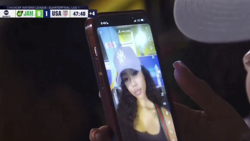 USMNT vs Jamaica cameraman