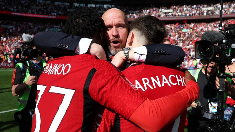 Garnacho goal vs Man City leads United to FA Cup glory