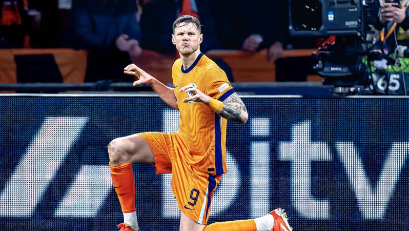 Weghorst celebration vs Hungary