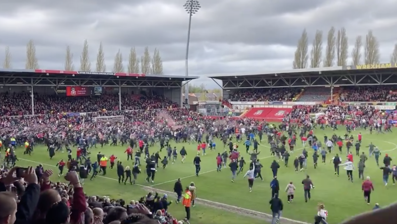 Wrexham promotion celebrations