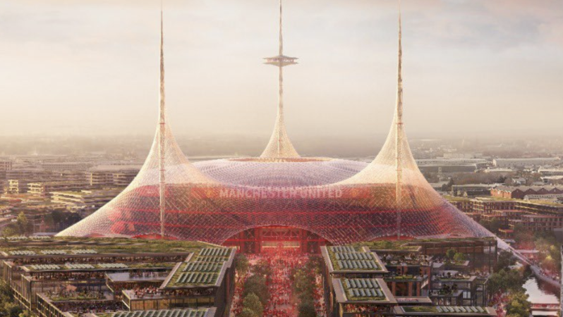 New Manchester United stadium design
