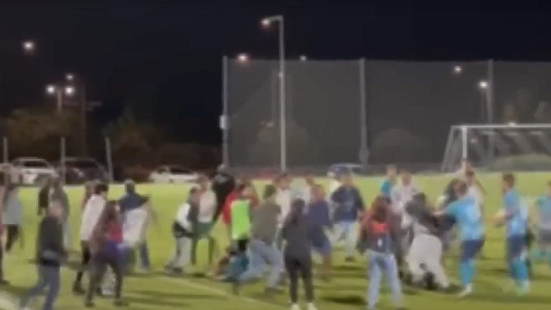Irvine soccer fight