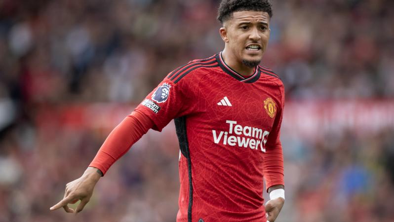 Jadon Sancho training alone for foreseeable future