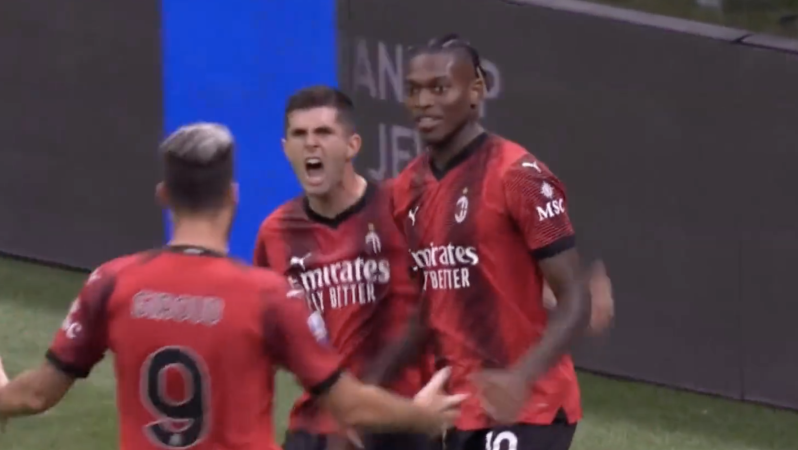 Pulisic goal vs Lazio